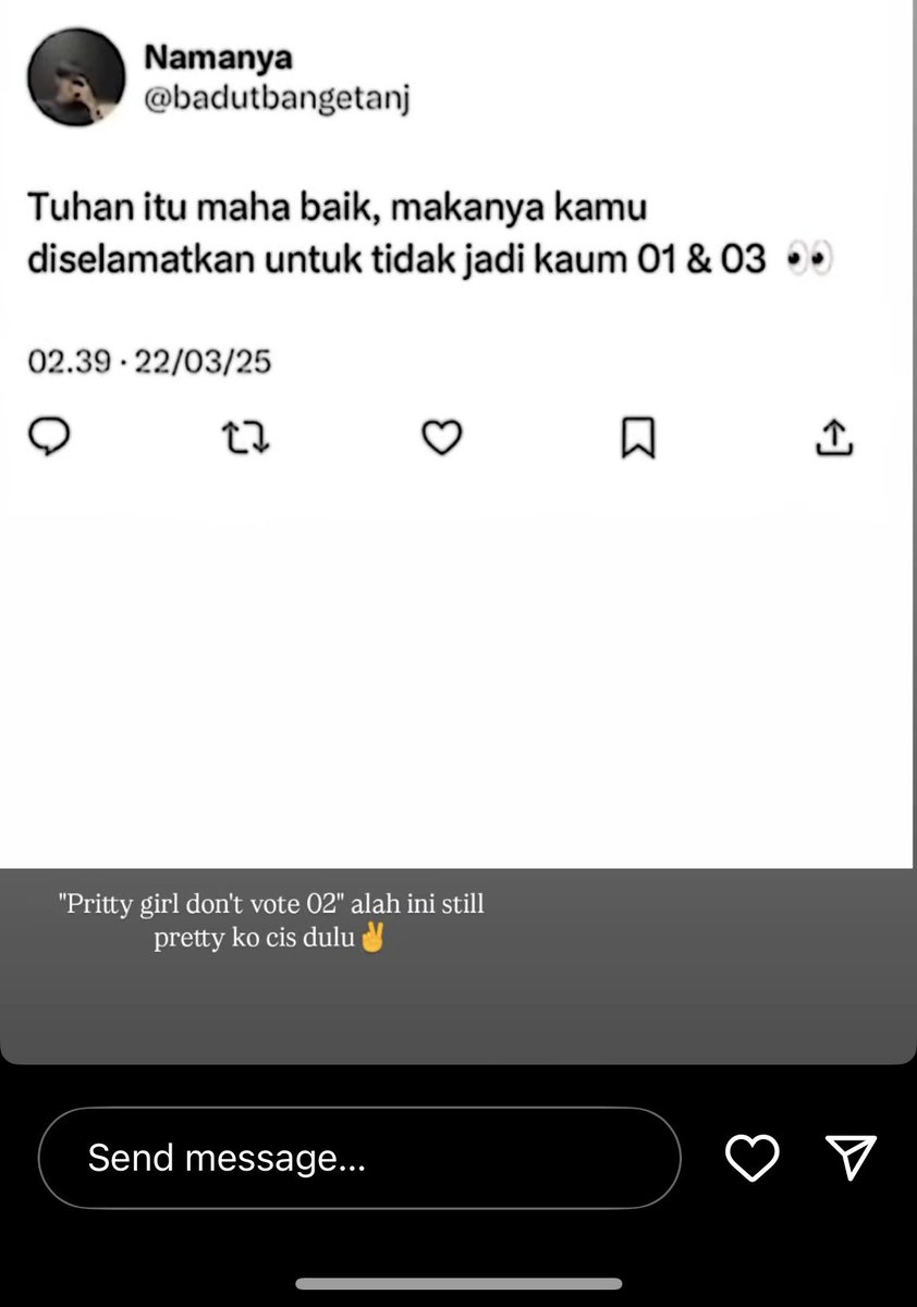 H3ND3WRY's tweet photo. @tanyarlfes nah nih contoh orang oon https://t.co/emoWEPzuSh