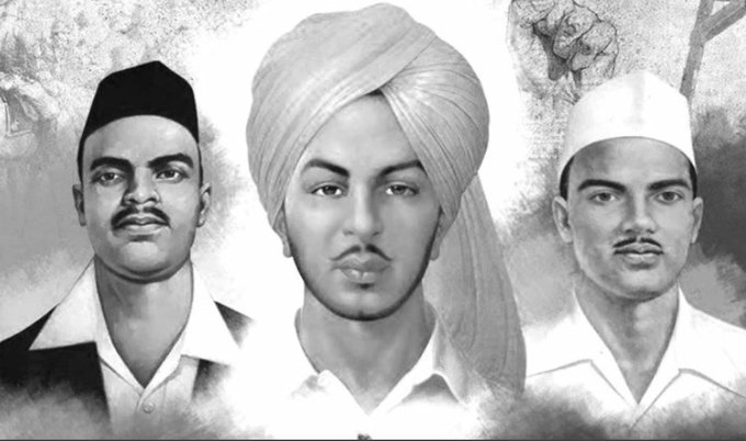 ShrivardhanSa10's tweet image. Sht Sht Nmn to Amar Jawan of freedom fighters Amar Shaheed #Shri_BhagatSingh #SukhdevSingh &amp;amp; #Rajguru . He was a very greatest breav freedom person in the best Bharat. I miss all the our respected freedom fighters Amar Shaheed&apos;s , #VandeMataram 
#Jai_Hind_Jai_Bharat