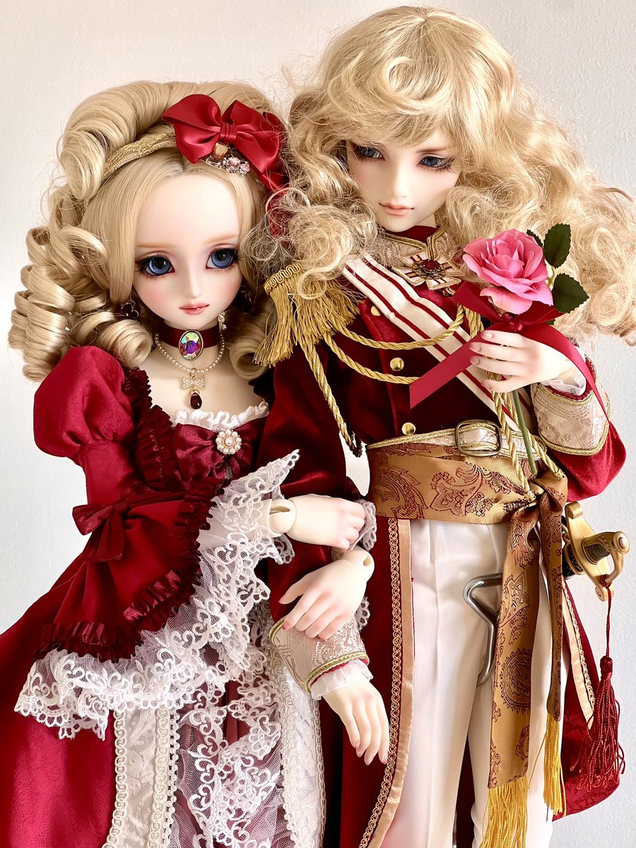 スーパードルフィーコラボのおふたり🌹
 #おれにはまだ見たいベルばらグッズがある