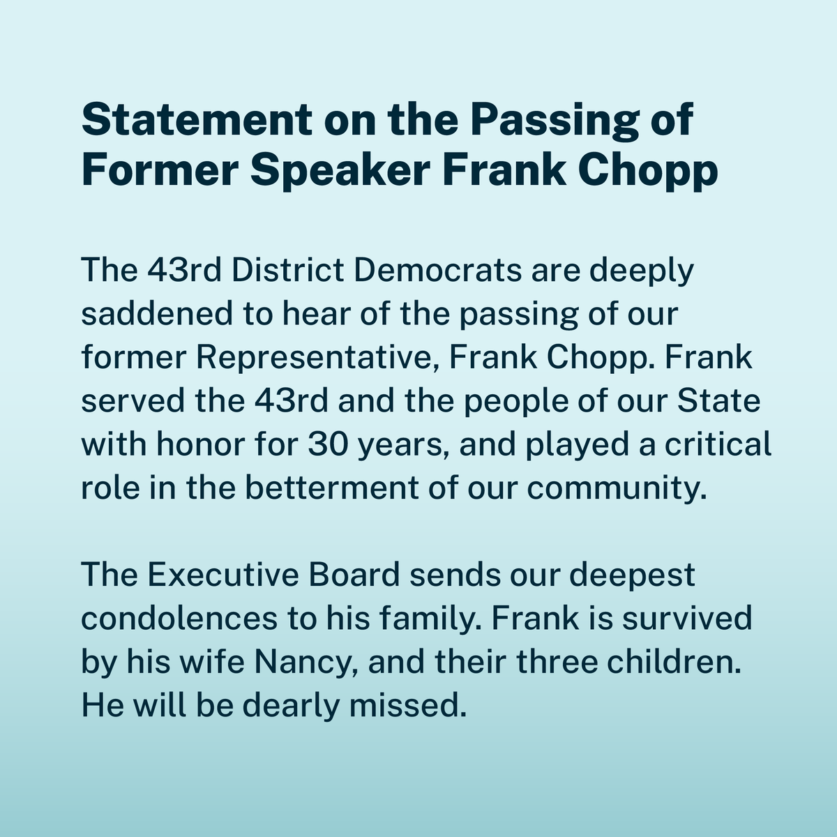 43rd District Democrats tweet media