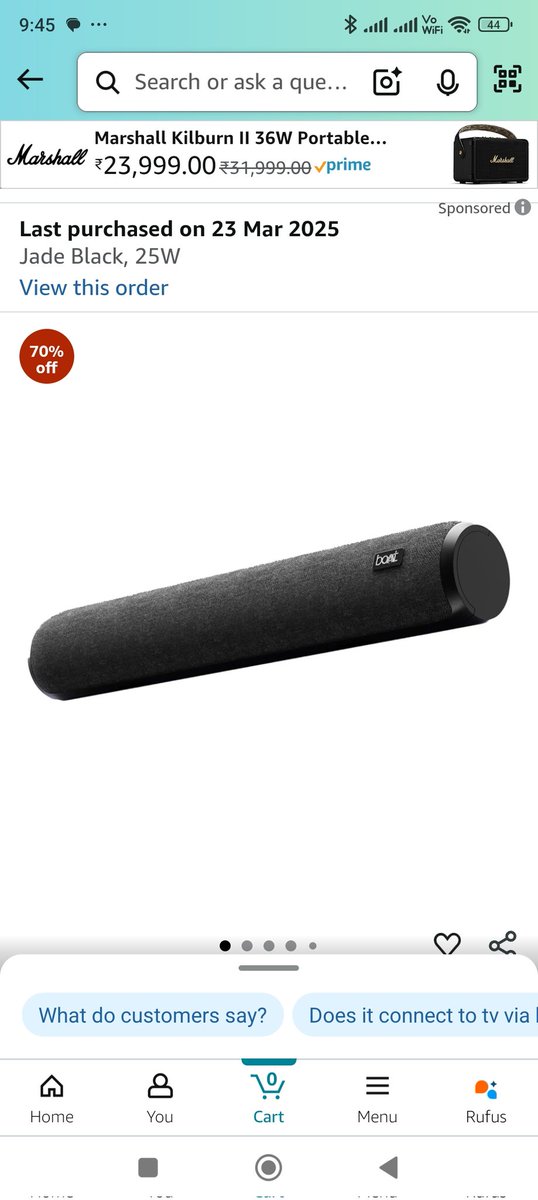 BrijSoral88's tweet photo. & Just Ordered Another #BoatLifestyle Soundbar #Twitch #Airtel #TataPlay #XiaomiTablet #Spotify #Youtube #Jio https://t.co/zqGIAFUqrx