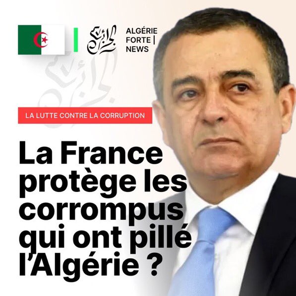 DZNet's tweet photo. @knafo_sarah La France nous a coûté 50 millards € sous le régime Bouteflika ; les kleptocrates algériens ont tous des biens mal-acquis dans l’Ouest parisien et ceux qui ont échappé à la justice algérienne se la coulent douce dans la principale blanchisseuse d’argent de la Françafrique ! https://t.co/7usqFo9LtQ