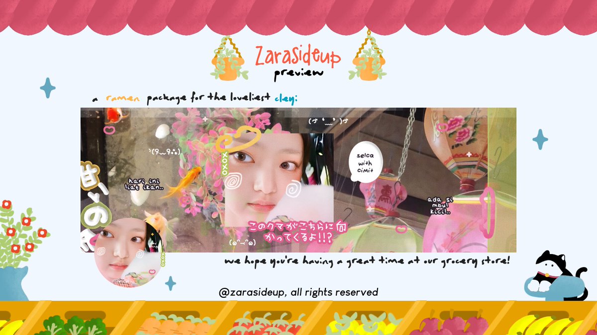 repost will be appreciated! 🚚

HAING hari ini aku membawa 6 FREE LAYOUT BY REQ katalog cookie 🍪 dan ramen 🍜 untuk merayakan 2nd anniversarynya kak Cabila <a href="/cittiepaw/">zabilla reiana</a> dan kak Niow <a href="/Itlway/">Genio</a> #iaiowJourney 🍀💗

🛝 by reply 
⛺️ sekarang - 21.00 WIB!

#zonauang #zonaba