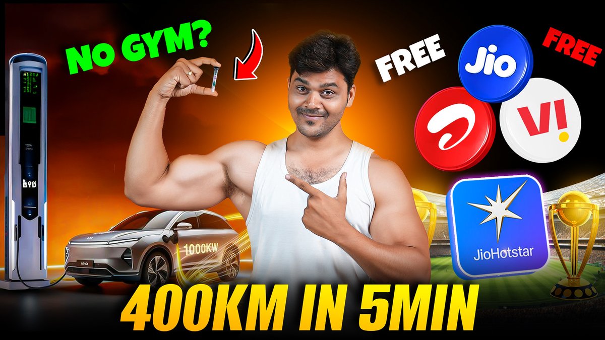 TamilTechOffici's tweet image. 1 Tablet for Weight Loss, Jio, Airtel, Vi JioHotstar plans🔥, 400Km in 5 min - Tamil Tech News 141

Watch Here: yt.openinapp.co/TTN-141-MrTT

#MrTamilTech #MrTT #TamilTech