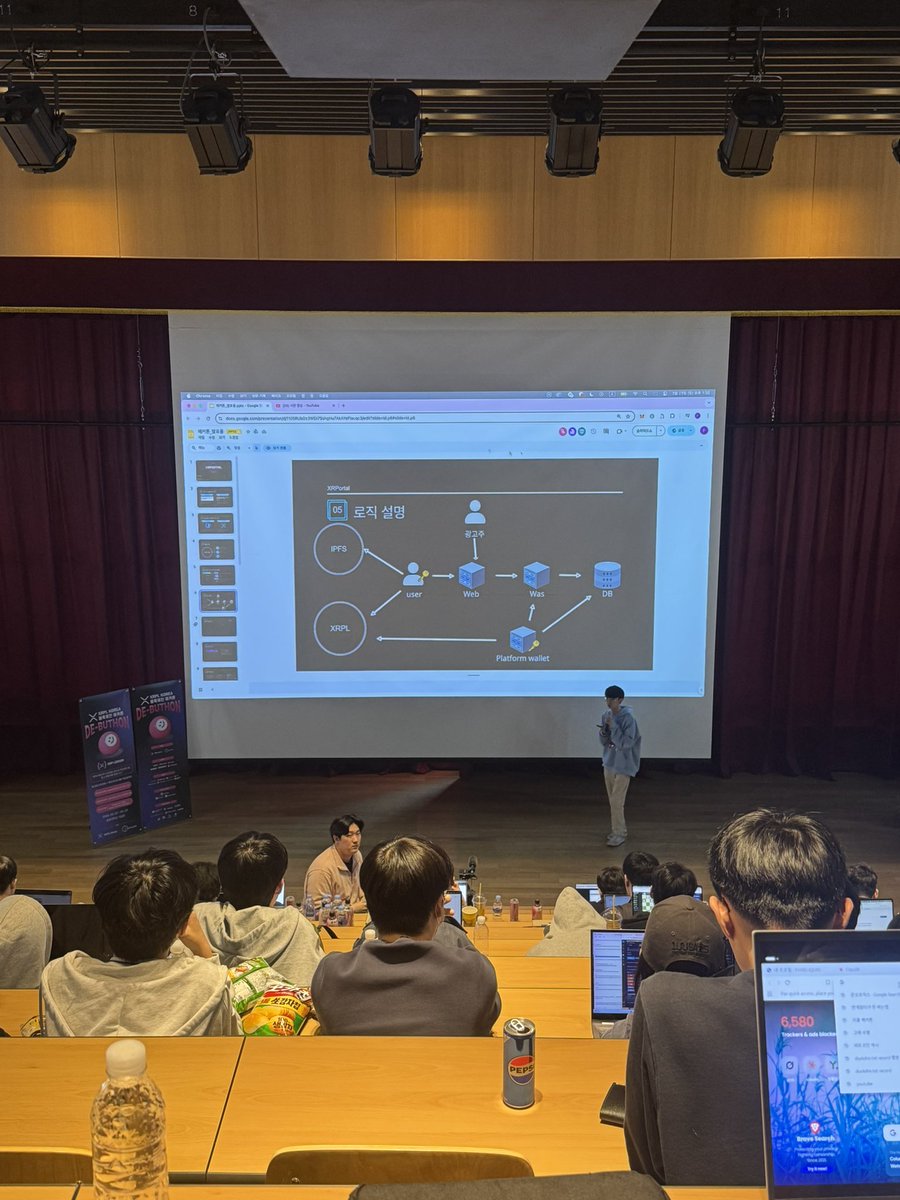 XRPL Korea 해커톤 De-Buthon (@debuthon) on Twitter photo De-Butler팀
기존 광고 플랫폼에 한계를 느끼고 컨텐츠를 구매하고 판매하며 컨텐츠가 가치를 가질 수 있는 XRPOTAL을 제시하셨습니다. 모든 거래를 토큰을 통해 거래가 가능하게 하셨습니다.
<a href="/Coiniseasy/">CoinEasy | Web3 Simplified</a> <a href="/dsrvlabs/">DSRV</a> <a href="/OfficialEqbr/">Equilibrium</a> <a href="/TRNLabs/">TRN Labs</a> <a href="/axelar/">Axelar Network</a> <a href="/biconomy/">Biconomy</a>와 함께합니다🎊 De-Butler팀
기존 광고 플랫폼에 한계를 느끼고 컨텐츠를 구매하고 판매하며 컨텐츠가 가치를 가질 수 있는 XRPOTAL을 제시하셨습니다. 모든 거래를 토큰을 통해 거래가 가능하게 하셨습니다.
<a href="/Coiniseasy/">CoinEasy | Web3 Simplified</a> <a href="/dsrvlabs/">DSRV</a> <a href="/OfficialEqbr/">Equilibrium</a> <a href="/TRNLabs/">TRN Labs</a> <a href="/axelar/">Axelar Network</a> <a href="/biconomy/">Biconomy</a>와 함께합니다🎊