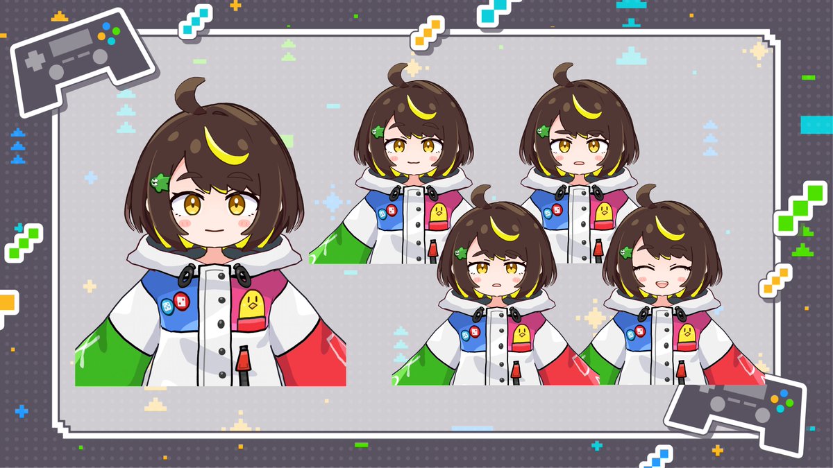 【おしらせ】  
バーチャルYouTuber だてあずみ。 ( x.com/date_co_pzg )さんのVRoidモデル 別衣装バージョンも制作させていただきました🎮
  #VTuber #バーチャルYouTuber #VRoid