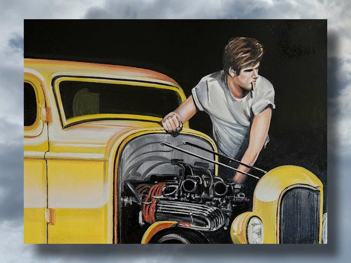 Original Oil on Canvas 
#AmericanGraffiti