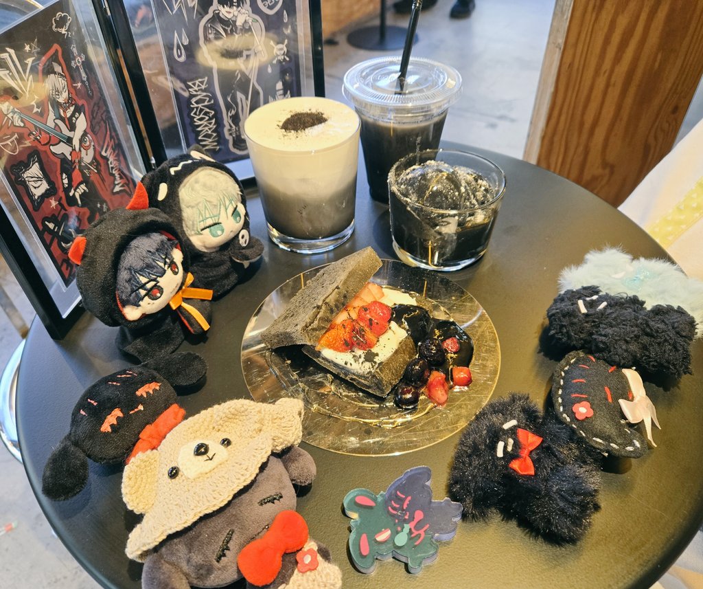 🎀🐰いばに～会🐰🎀をしてきました❣️いばに～生成したり、美味しいものを食べたりしていばてぃるパワーを溜めました💪🖤💚