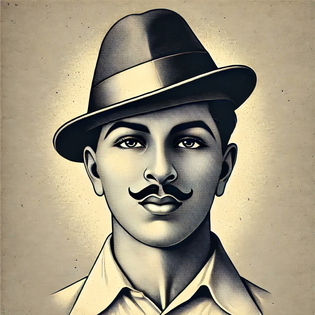 SabkaExam's tweet photo. Shaheed Bhagat Singh ❤️🌹—a name that fills every Indian heart with pride and emotion. On this Shaheed Diwas, we remember the brave sons of Bharat Mata who kissed the gallows for our freedom.

#ShaheedDiwas #MartyrsDay https://t.co/SNiyAvwD26