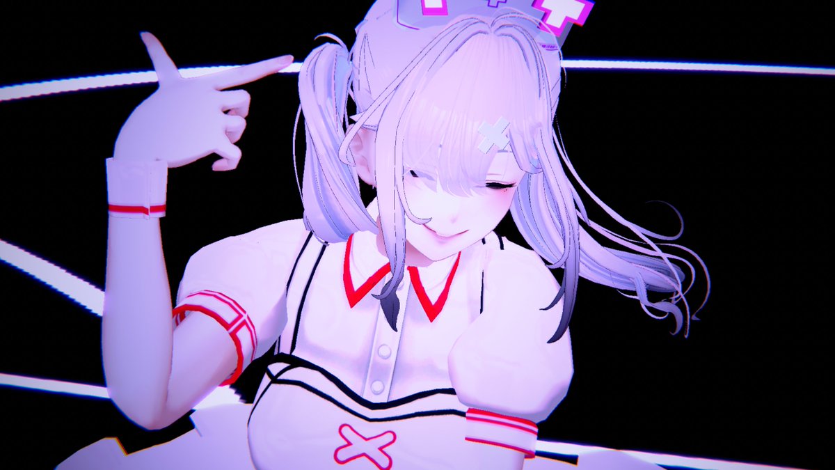 kanjya_0510's tweet image. 森羅ちゃん健屋花那さん改変で写真撮ってきた！
あとフレンドさんの白雪巴さん改変と一緒に撮ったCrossickバチクソてぇてぇ😊
#VRChat #Shinra3D #健屋花那