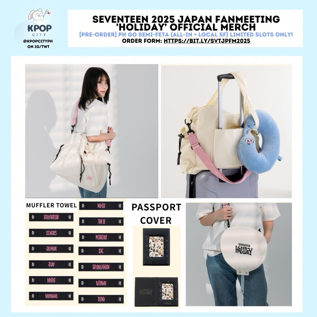 PH GO] SEVENTEEN 2025 JAPAN FANMEETING HOLIDAY OFFICIAL MERCH NETA
