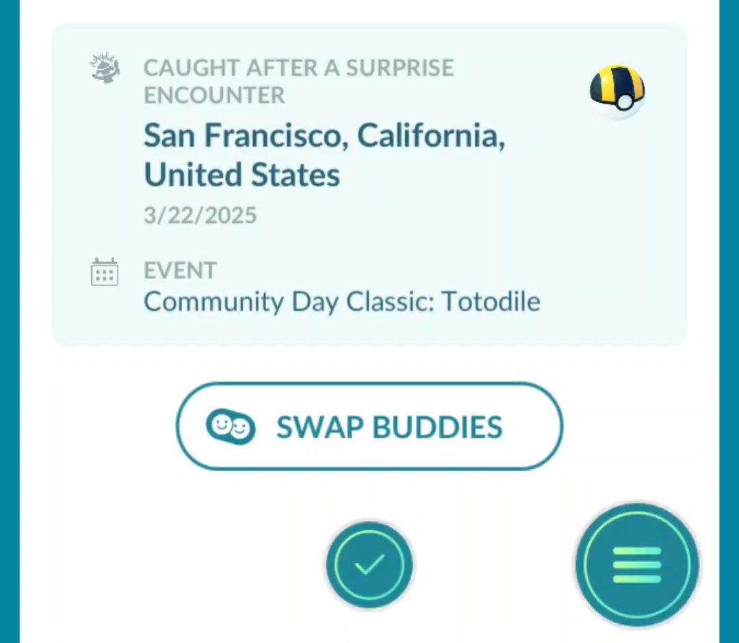 TrainerDaasC's tweet photo. After almost 9 years of playing, I finally got my first ever shiny nundo.. and to make it even more special, it was from a photobomb! ✨️✨️ #100iv #0iv #shinypokemon #pokemongo https://t.co/EjrvspoPnW