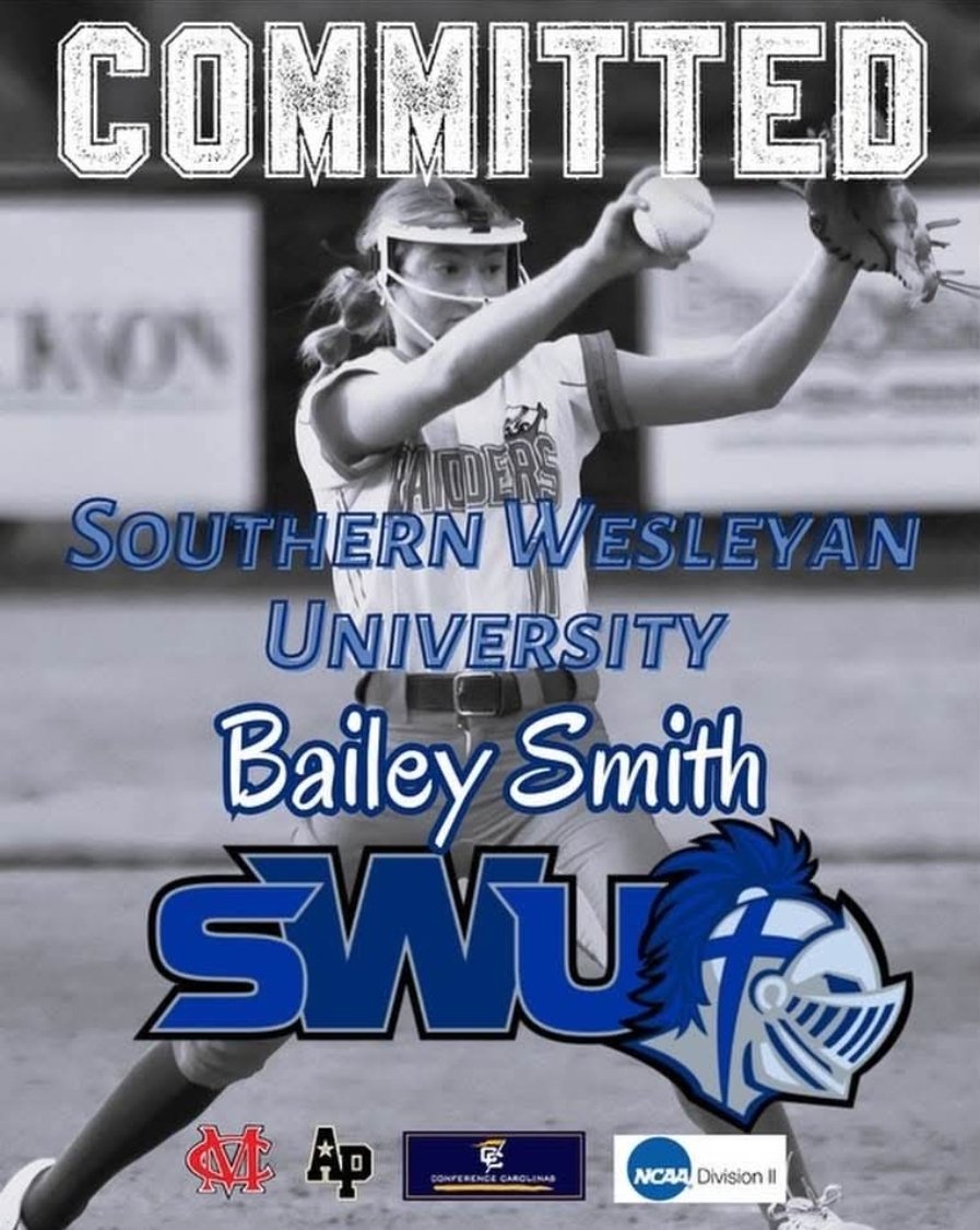 Congratulations to Bailey Smith on her commitment to continue her softball career at SWU!