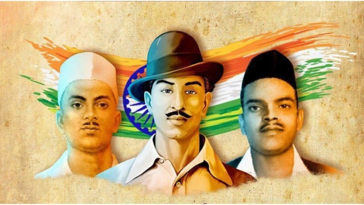 On #ShaheedDiwas, we honour the bravery and sacrifice of our legendary freedom fighters Bhagat Singh, Rajguru, and Sukhdev.

Their courage continues to inspire generations. Let’s remember their legacy and strive for a just and free India.

Jai Hind 🇮🇳