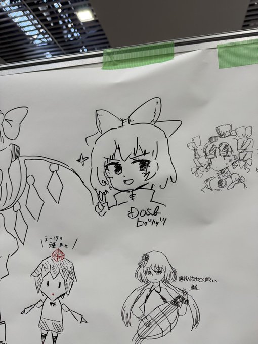 落書きしてきた 