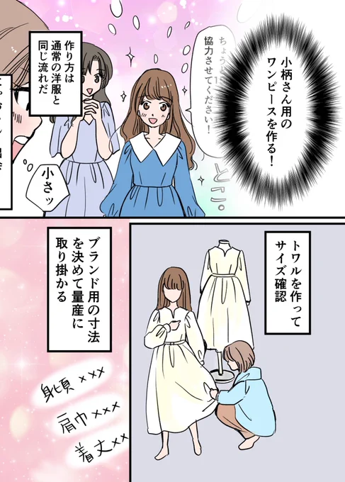 すべては小柄さんへ専用ワンピースをお届けするために…! 2/5
#漫画が読めるハッシュタグ 