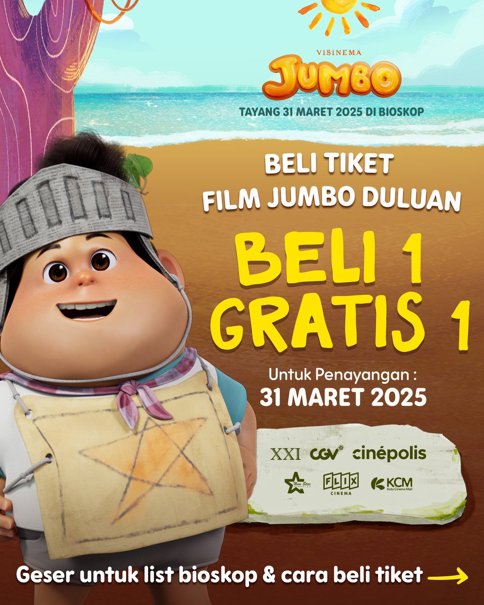 Adriandhy's tweet photo. Teman-teman..
Ada tiga lembar surat dariku terkait #FilmJUMBO.

Semoga kalian berkenan membacanya.🤍

Terima kasih yang sangat banyak.🙏🏾 https://t.co/sv1Wj9wjoM