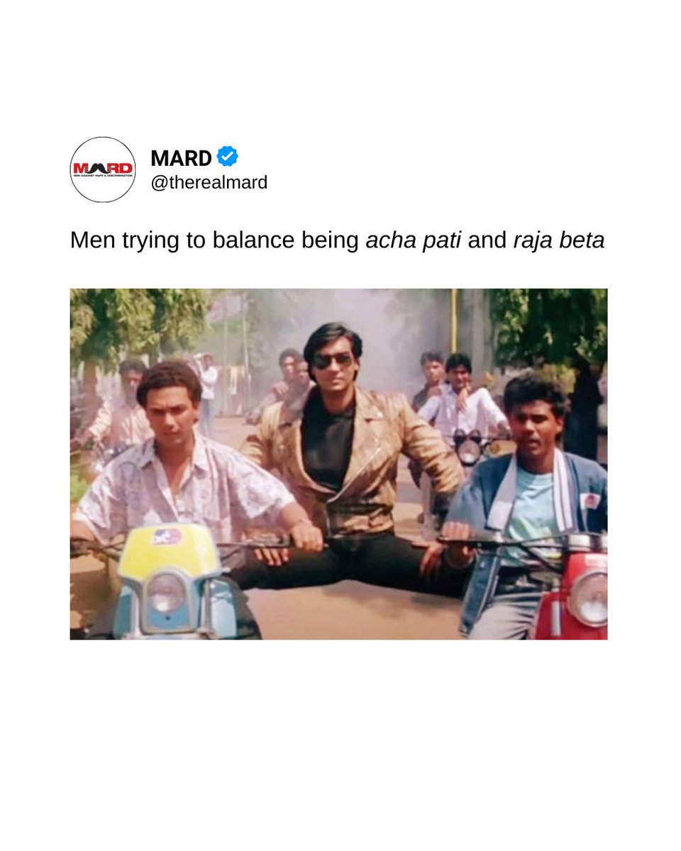 MARD (@mardofficial) on Twitter photo Stuck between âbe a progressive partnerâ and âbe a good providerâ like⌠đď¸đď¸
Labels arenât just a womanâs issueâmen get them too. One foot in tradition, one in modernity, and society expects them to balance both perfectly.
Itâs time we talk about how equality isnât just about Stuck between âbe a progressive partnerâ and âbe a good providerâ like⌠đď¸đď¸
Labels arenât just a womanâs issueâmen get them too. One foot in tradition, one in modernity, and society expects them to balance both perfectly.
Itâs time we talk about how equality isnât just about
