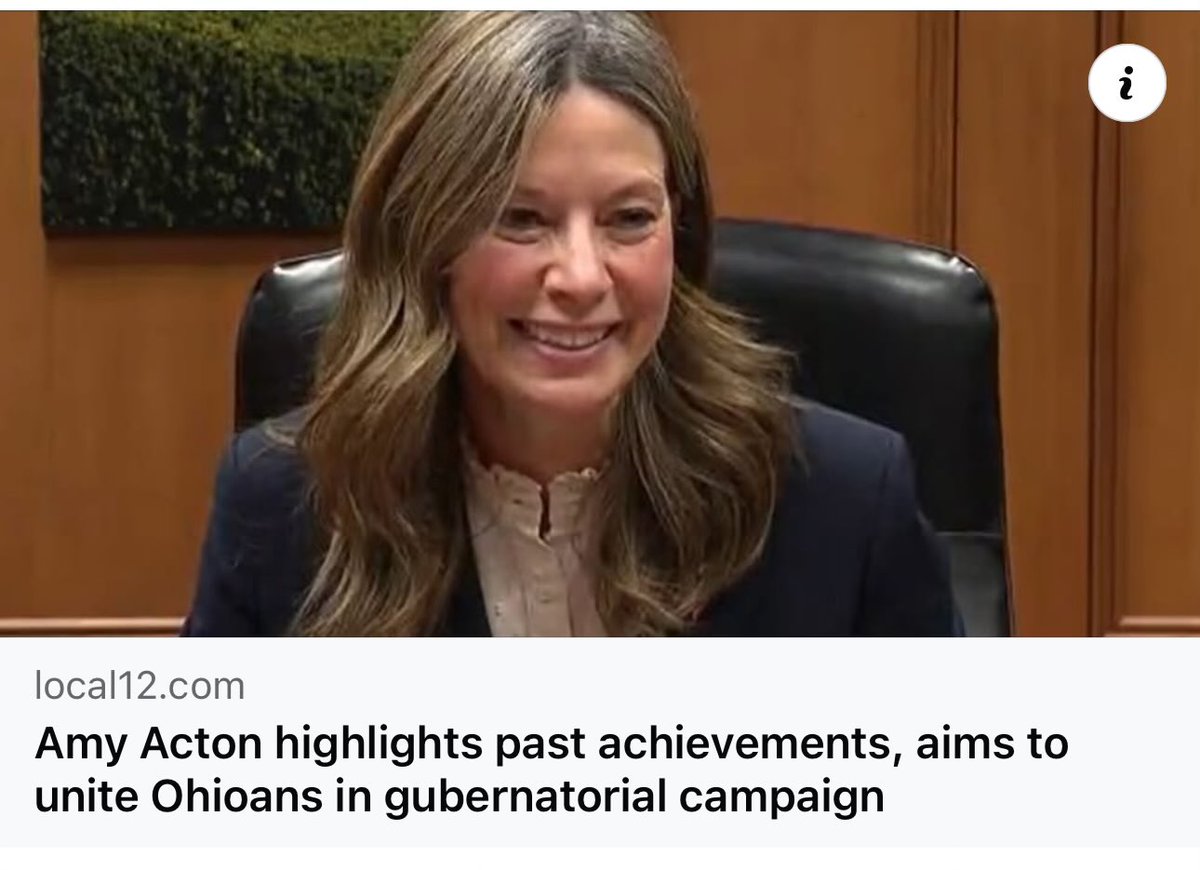 The face of COVID as the Dem candidate for governor?!? No thanks.