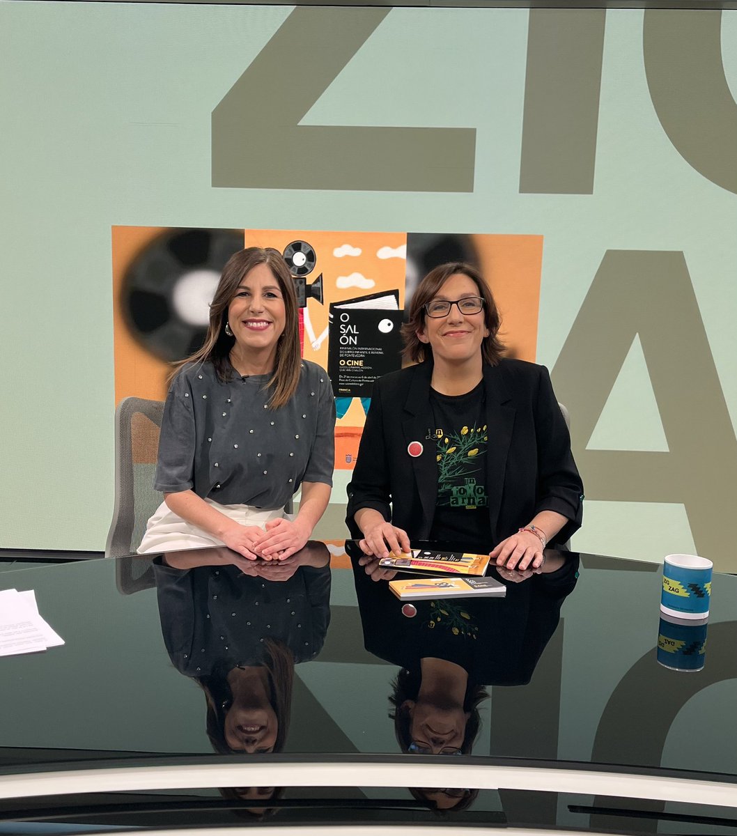 🔴📺 Este domingo, tempo de cultura co Zigzag Fin de Semana ás 11:30h na @tvgalicia 
📚 O <a href="/SalondoLibro/">Salón do Libro</a> xa abreu e será reclamo de familias ata o 6 de abril. a directora <a href="/evamejuto/">a evamejuto</a> vénnolo contar.