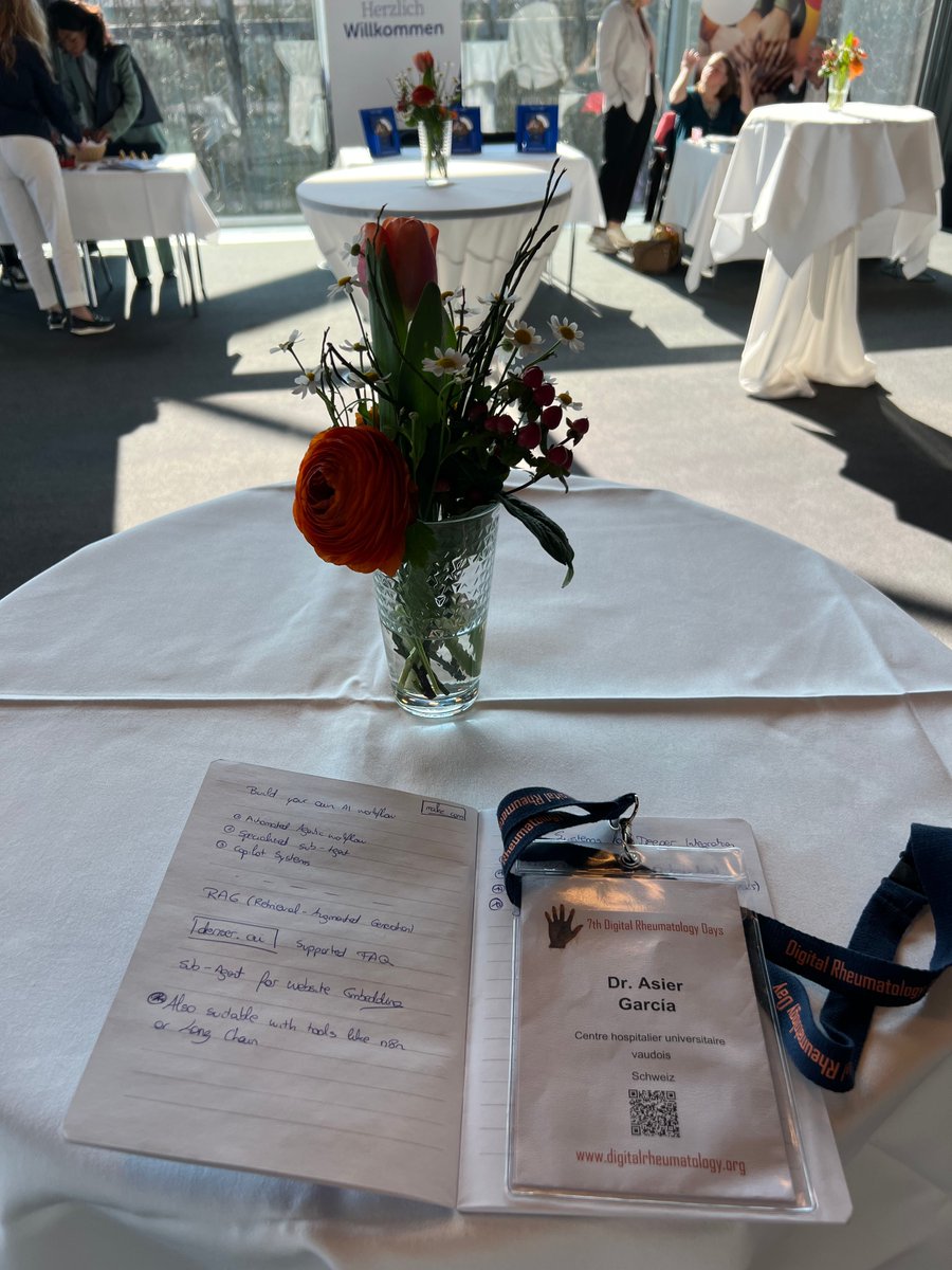 Heading back to Lausanne after the 7th Digital Rheumatology Days with the CHUV team! We have talked about amazing projects across Europe. I can’t wait to see how LLMs will continue transforming medicine🙌