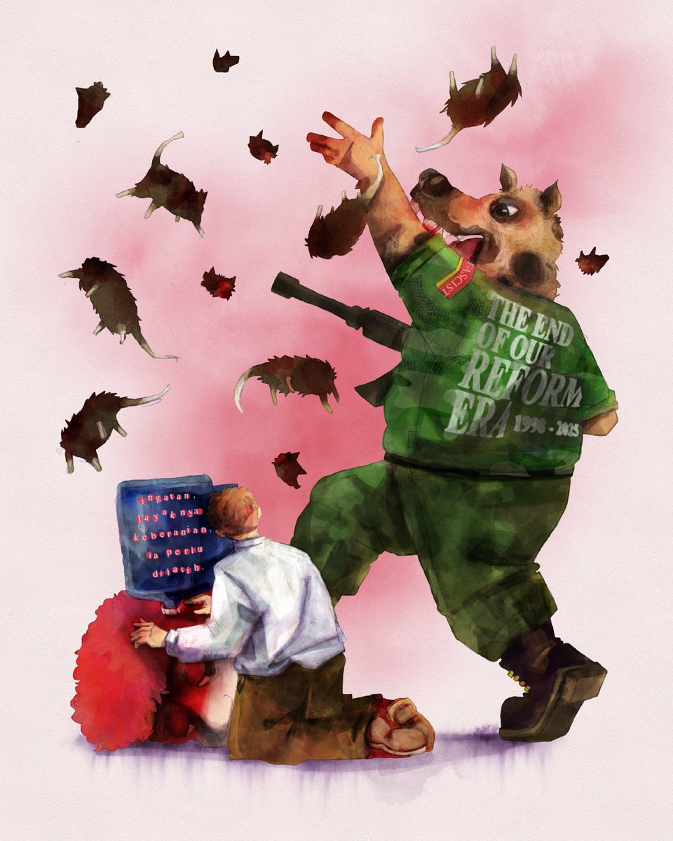 Tempo mendapatkan teror berupa kiriman kepala babi tanpa telinga dan bangkai tikus yg dipenggal. Serangan terhadap jurnalis adalah ancaman bagi kebebasan pers.
#KamiBersamaTempo