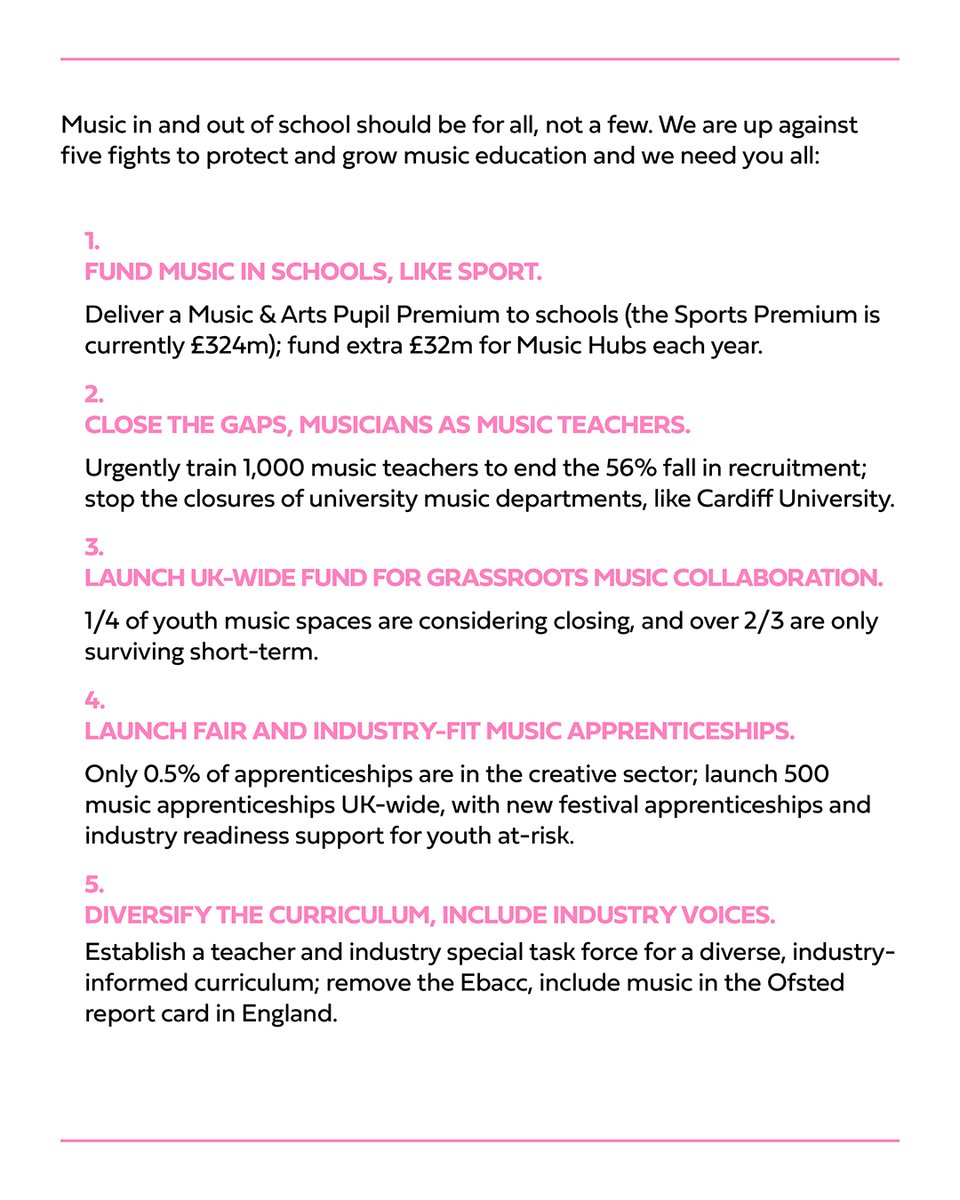 edsheeran's tweet image. &quot;My friends, colleagues and I have signed this letter calling for action from the government to save music education. Read our letter and share this post with your followers (tagging @Keir_Starmer) to help us protect and grow music education in and out of schools.…