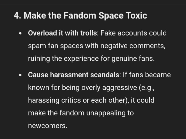 sssnikinsss's tweet photo. So I was reading @TBGlobetrotter late night chat to chat gpt about 1D contracts (which is so interesting btw - check it out!) It got me thinking of a question of my own.
How would you hypothetically destroy a Fandom? The answer - mind blowing and oh so familiar. Check it out... https://t.co/OZBWv6t8Zj