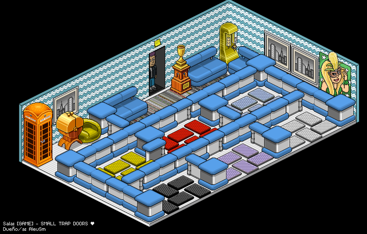 AleuHabbo's tweet photo. 🚪 Small Trap Doors – Versión compacta de los clásicos juegos de Staff. https://t.co/e9dSMGk3KD