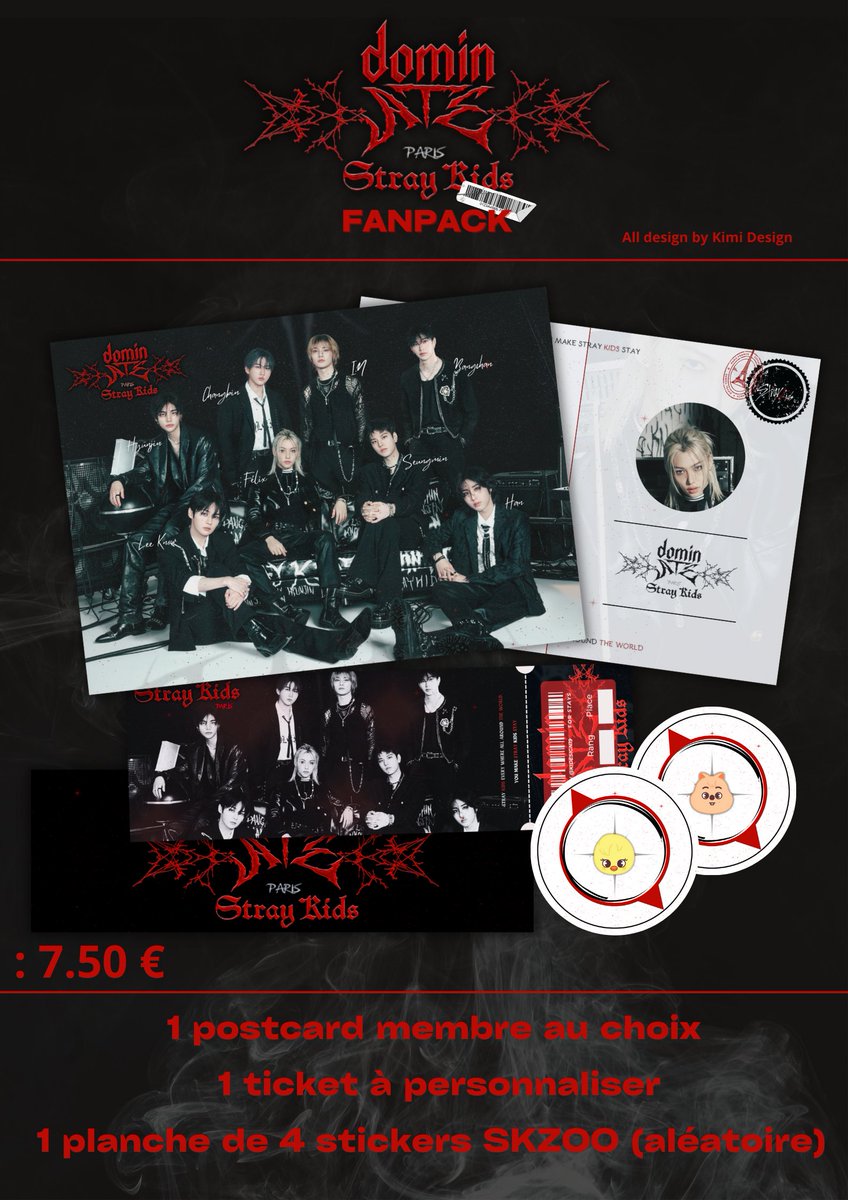 ┊⁀➷ STRAY KIDS IN PARIS 🧭

♡ Stays, vous pouvez commander votre fanpack pour les concerts de SKZ à Paris ~ 

♡ Toutes les infos sont dans le form!

♡ Deadline: 20/07/25

♡ docs.google.com/forms/d/e/1FAI…

#StrayKids #스트레이키즈 
#YouMakeStrayKidsStay
#dominATE
#dominATE_EUROPE