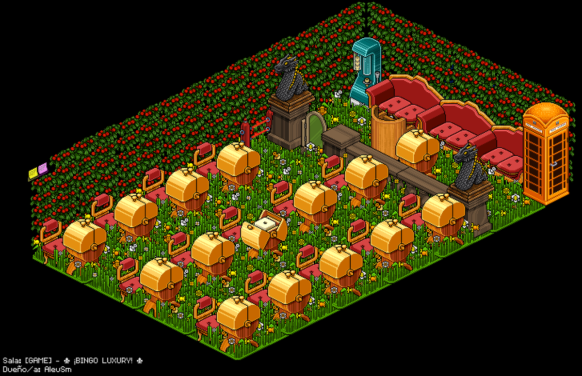 AleuHabbo's tweet photo. 🔢 Bingo Luxury – El clásico bingo donde solo quedará uno al final. ¡Los usuarios lo aman! https://t.co/vz2hr8VOfv