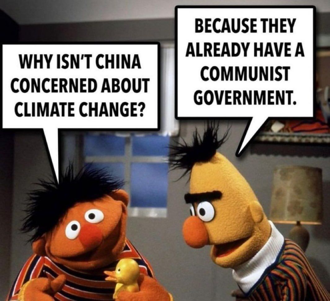 wideawake_media's tweet image. The climate scam summarised in a single meme.