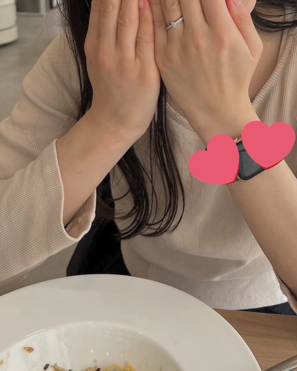 dp_w32's tweet photo. 友だちとランチ！結婚の報告したら泣いて喜んでくれた🥲💞嬉しい🥲💞 https://t.co/QVffwJFcNB
