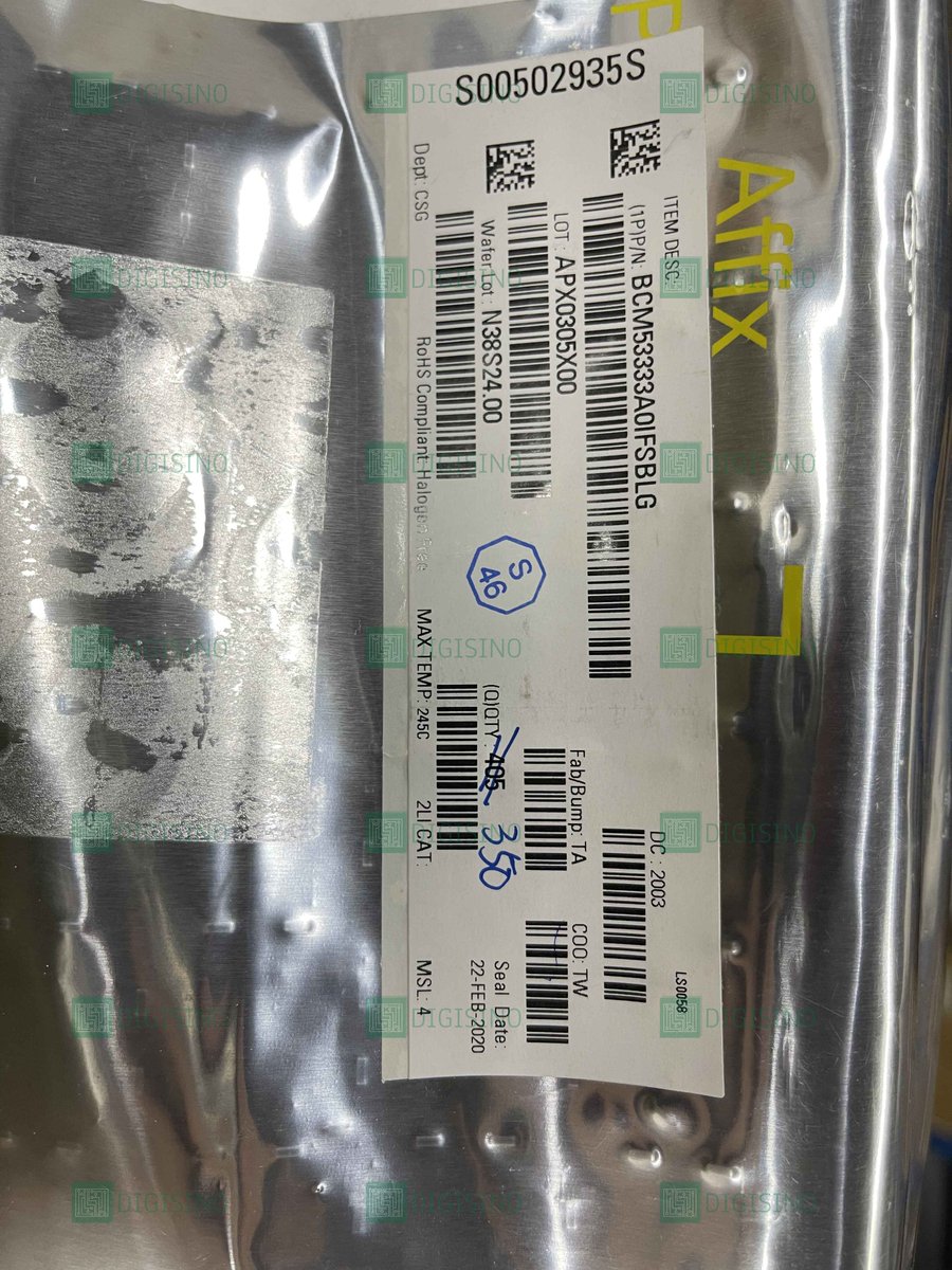 DIGISINO_ELEC's tweet photo. BCM53333A0IFSBLG: Enterprise-Grade Switch Solutions with Reliable Supply

Get a Quote Today:
📧 info@digisino.com
#BCM53333A0IFSBLG #Broadcom #EnterpriseNetworking #SupplyChainStrength https://t.co/kFqB8r9zFt