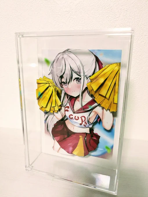 妹ちゃんフィギュアと妹ちゃん3Dアートパネルをファンの方から頂きました!!!めっちゃ可愛いありがとうございます 