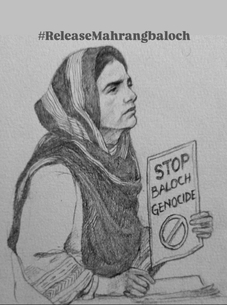 GazziSameer's tweet photo. #ReleaseMahrangBaloch https://t.co/HX6IOxubXT