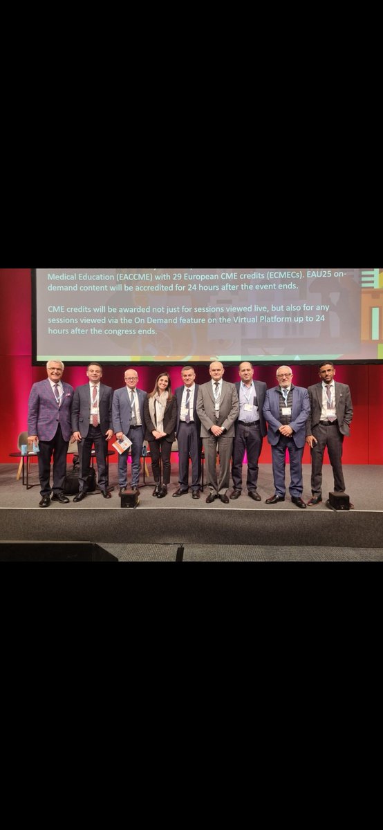 Madrid 2025, again a great success of the joined session EAU/AAU. Big thank to Prof. Stenzl and the organising committee for their extraordinary work.
