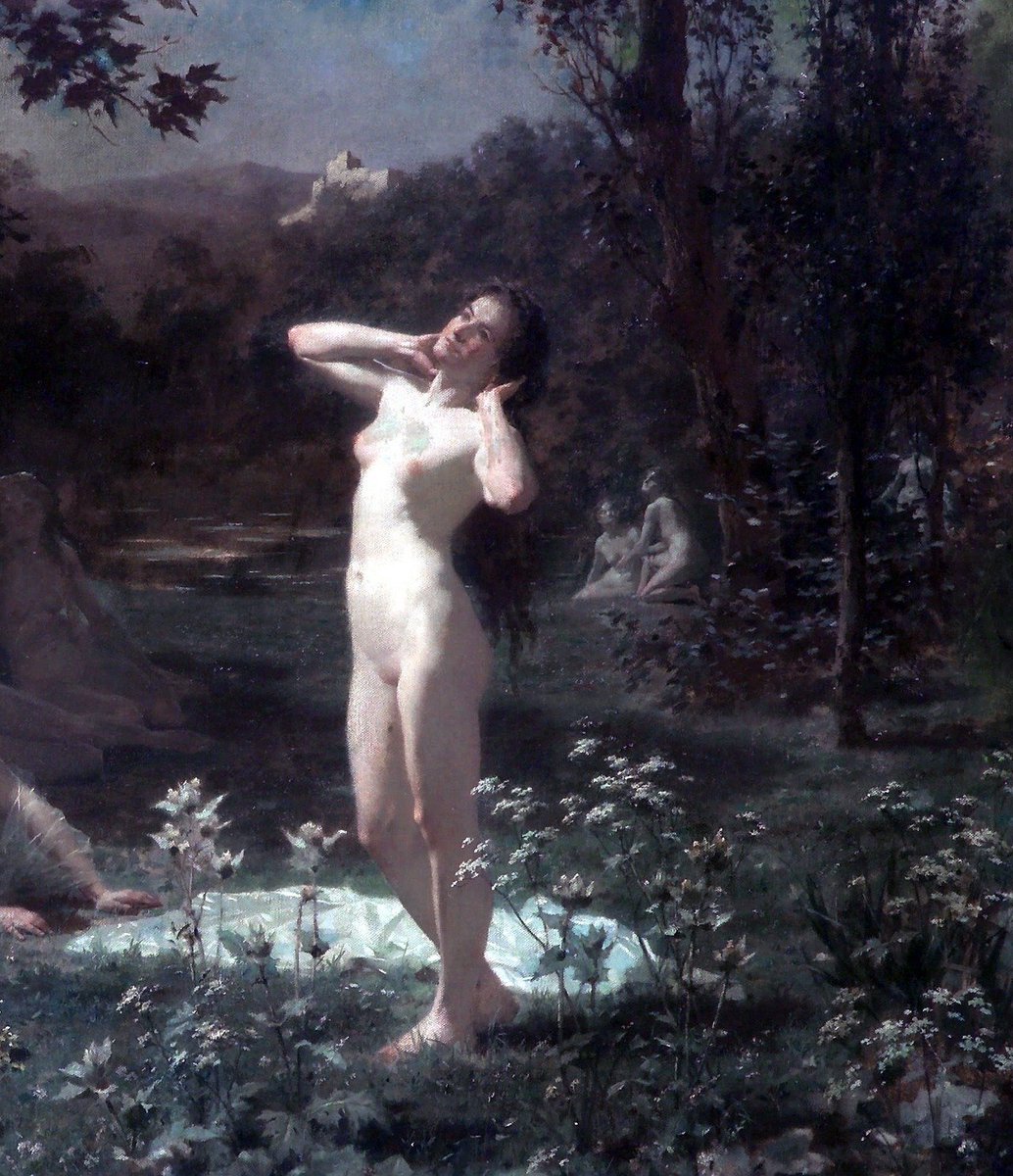 Julius Schmid - Wood nymphs in the moonlight https://t.co/fql0GLGN5f