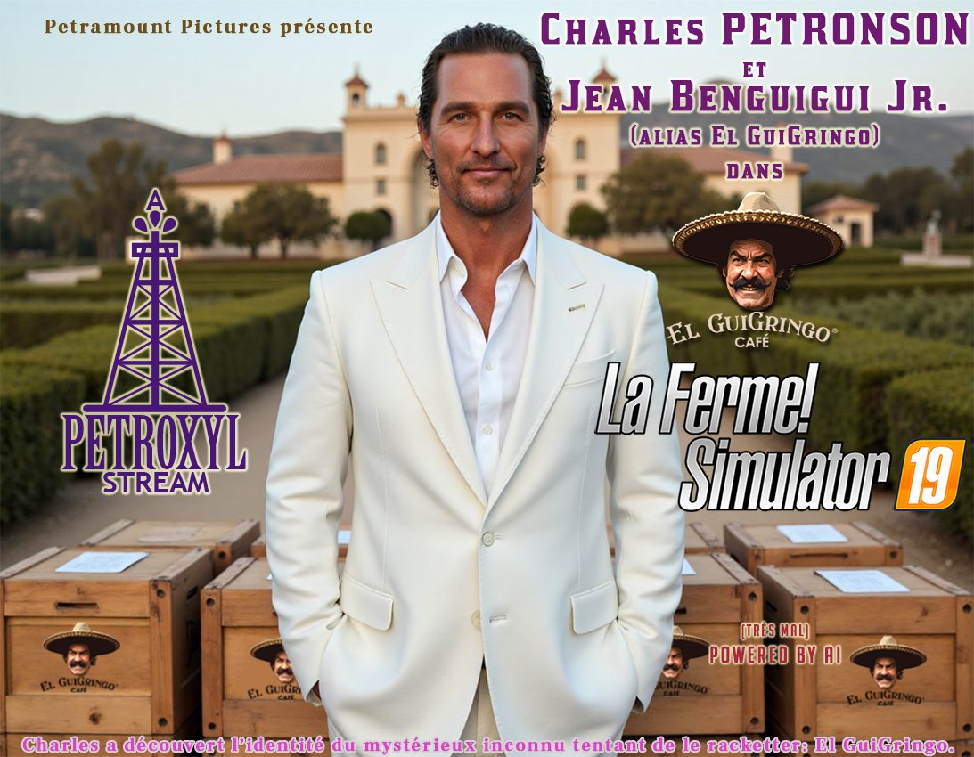 PetroxylStreams's tweet photo. San Petro: le Mystérieux Personnage à l'Hacienda qui tentait de Racketter Charles Petronson est Démasqué: El GuiGringo, un Homme d'Affaires exigeant ne ratant Aucune Occasion pour Escroquer les Fermiers Locaux #Twitch https://t.co/N413FXggJF #TwitchFR https://t.co/S8aV6qGgJv 2/2 https://t.co/uyUpgjXjKf