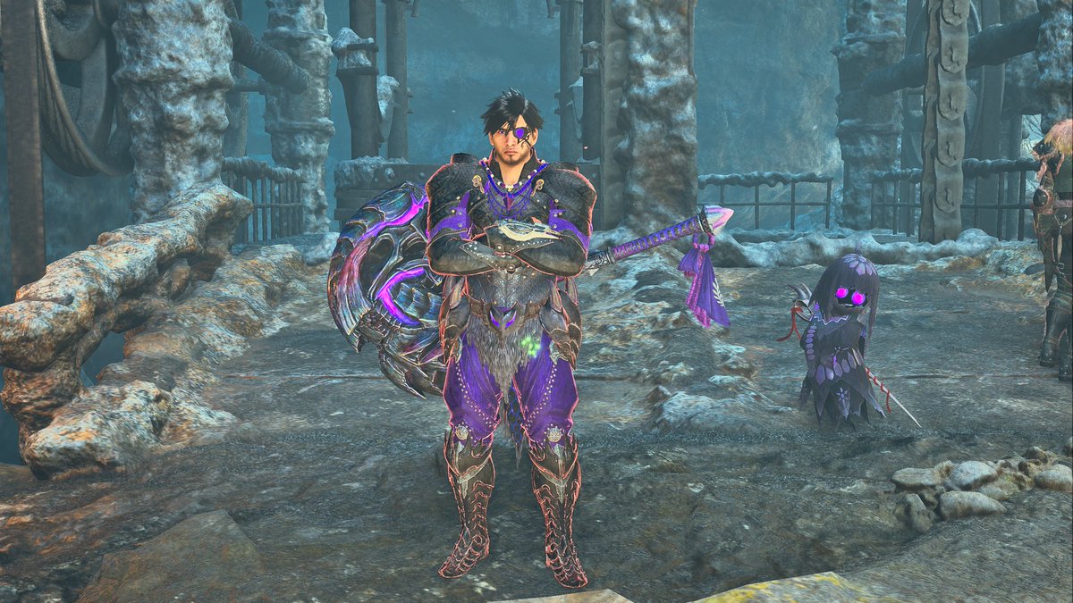 YTMadoz's tweet photo. My fashion set in monster hunter wilds info i give you the edge lord hunter https://t.co/cVj1NfApds