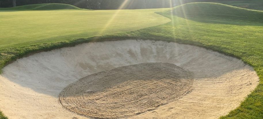 Last bunker new edged and re-sanded, 60 tons of sand used look and should play well for the season ahead