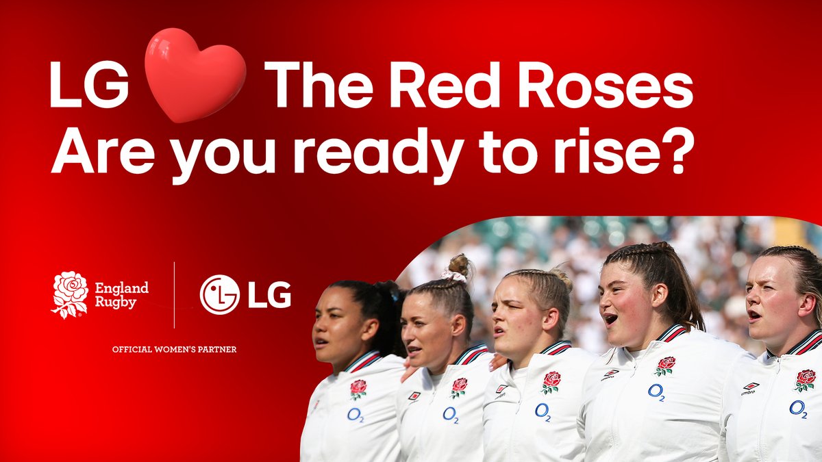 LGUK's tweet image. They Rose to take on the best...🌹
Defied the odds to prove what’s possible...🏉 

To all those who Rose before
We all rise in support today.

LG x @RedRosesRugby
Let’s Go!

#LGUK #RFU #RedRoses #GuinnessW6N