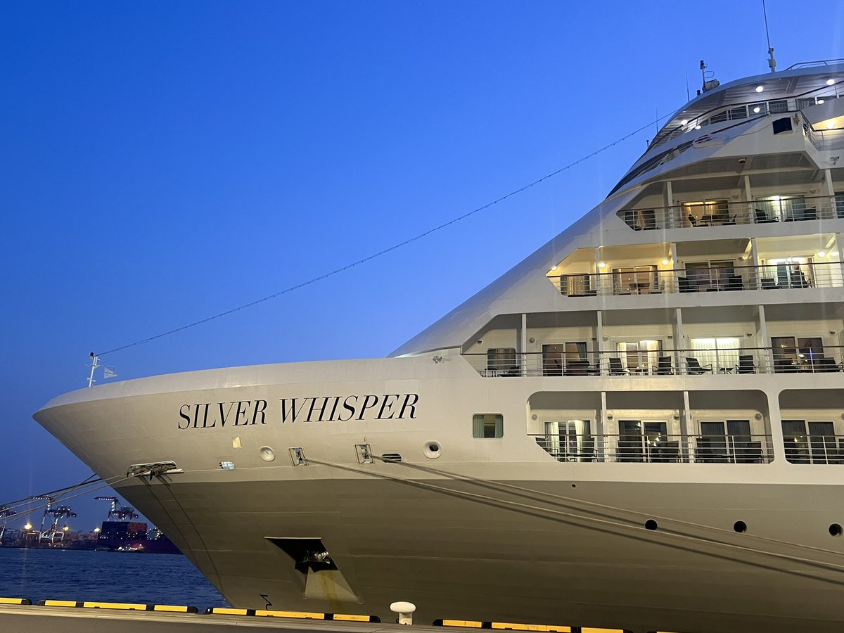 tetsuG1016's tweet image. #東京国際クルーズターミナル
#SILVERWHISPER
#シルバーウィスパー
#CRUISE
#クルーズ