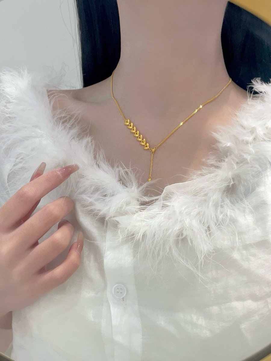 fishhappybyself's tweet image. 新品5G足金麦穗系列✨
麦穗寓意着收获幸福与美好💐
也象征着岁岁平安💗
项链金重:6.9g↔️
手链金重:5.15g↔️

 #黄金 #项链 #手链