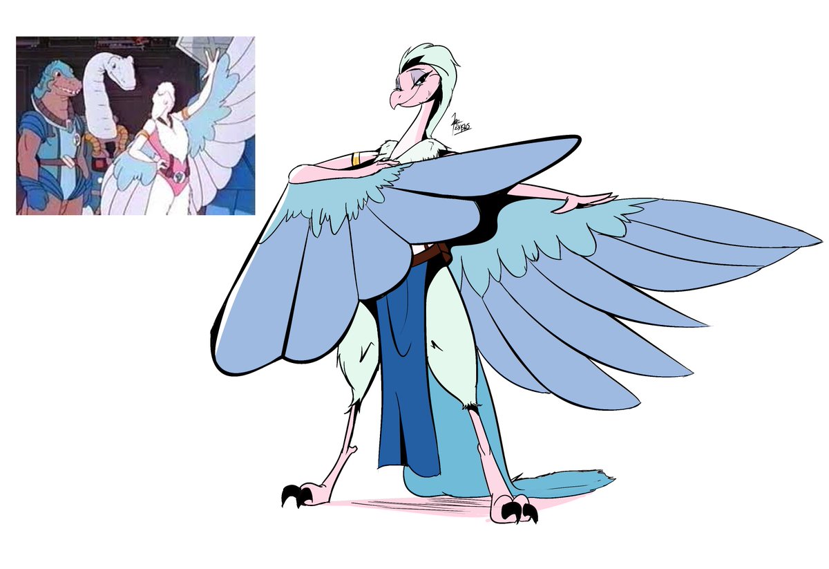 Patreon Sketch Request for <a href="/arch_teryx/">ArchTeryx</a> 

Redesign/my take on Teryx from dinosaucers! Had a blast with this one!