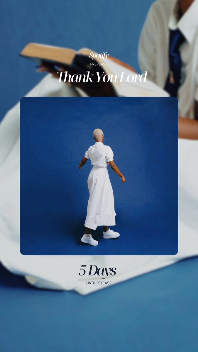 issrueeaaa's tweet photo. 5 DAYS UNTIL RELEASE!!
Happy Release Week! Stay tuned for a snippet of Thank You Lord @ 16h30 today.🥳

Pre-save ‘Thank You Lord’ on Spotify &amp; see a message regarding Apple Music pre-add.🦋
28/3!

https://t.co/3FWoZ3IvbN https://t.co/S9LBJAFoOH
