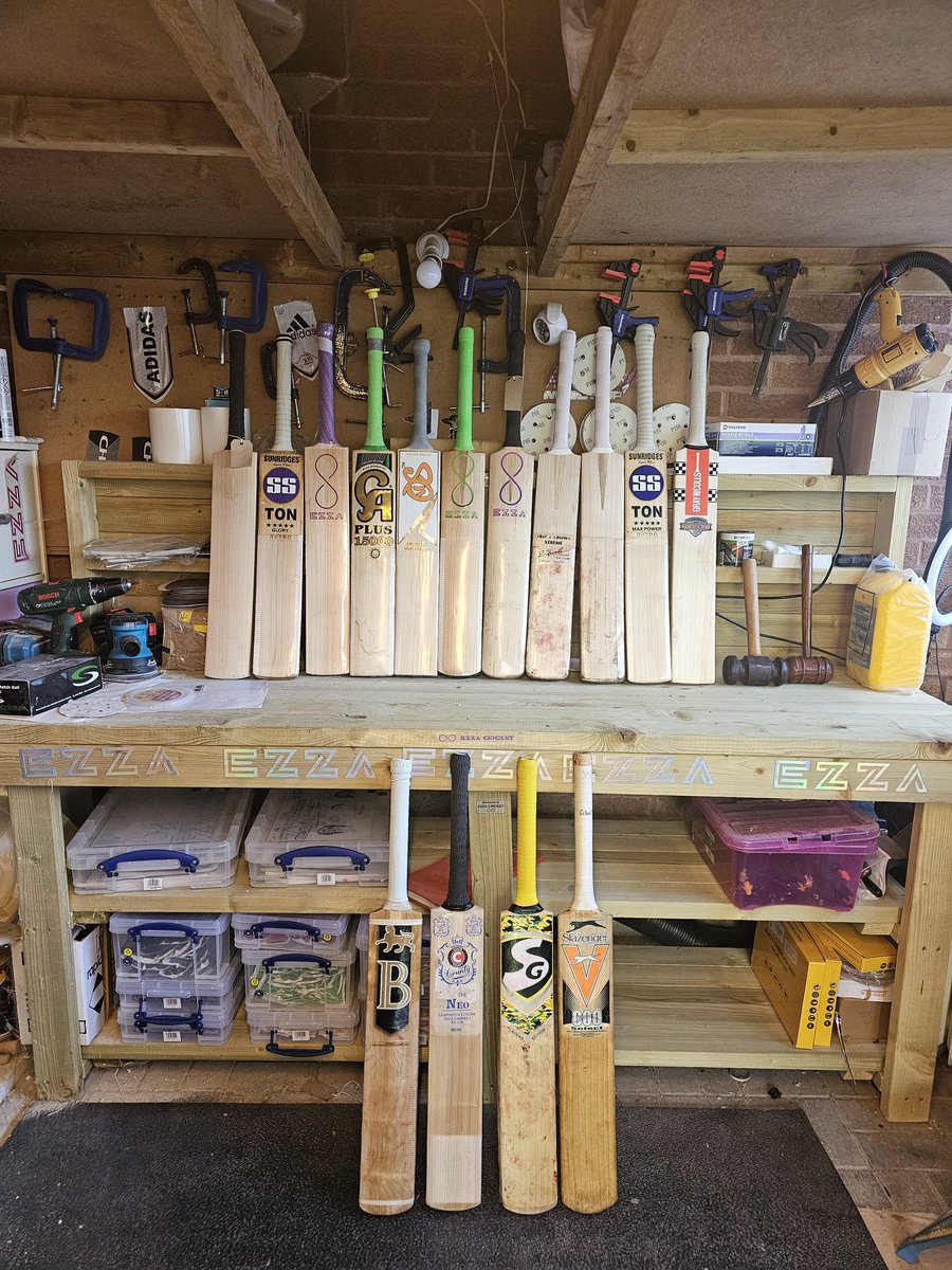 Bats are coming in for the upcoming season!
Make sure your bat is ready! 🏏
#cricket #cricketbat #repair