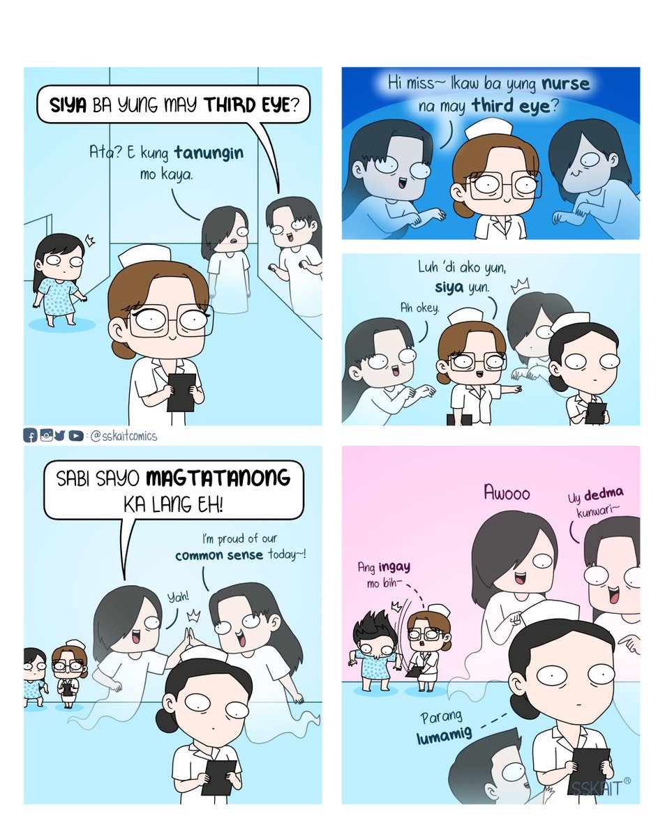 sskaitcomics's tweet photo. Ang mga multo sa Ospital at ang kanilang common sense 😆 #multoserye https://t.co/5WZXoc1nQS