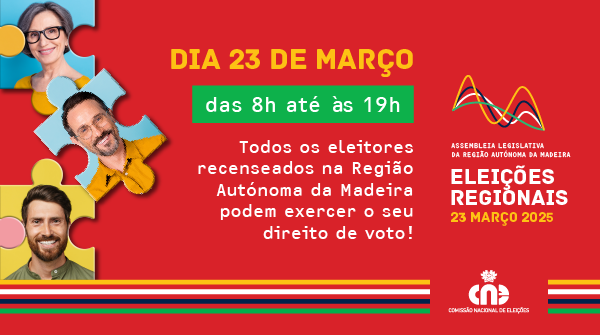 CNE_PT's tweet photo. 🚨 Hoje realiza-se a eleição para a Assembleia Legislativa da Madeira!
🕗 As assembleias de voto estão abertas entre as 8 e as 19 horas.
📢 A votar é que a gente decide! 🗳 Vote pelo futuro da Madeira!
#EleiçõesMadeira #Democracia #ALRAM #CNE https://t.co/XrtRC9Kwqf