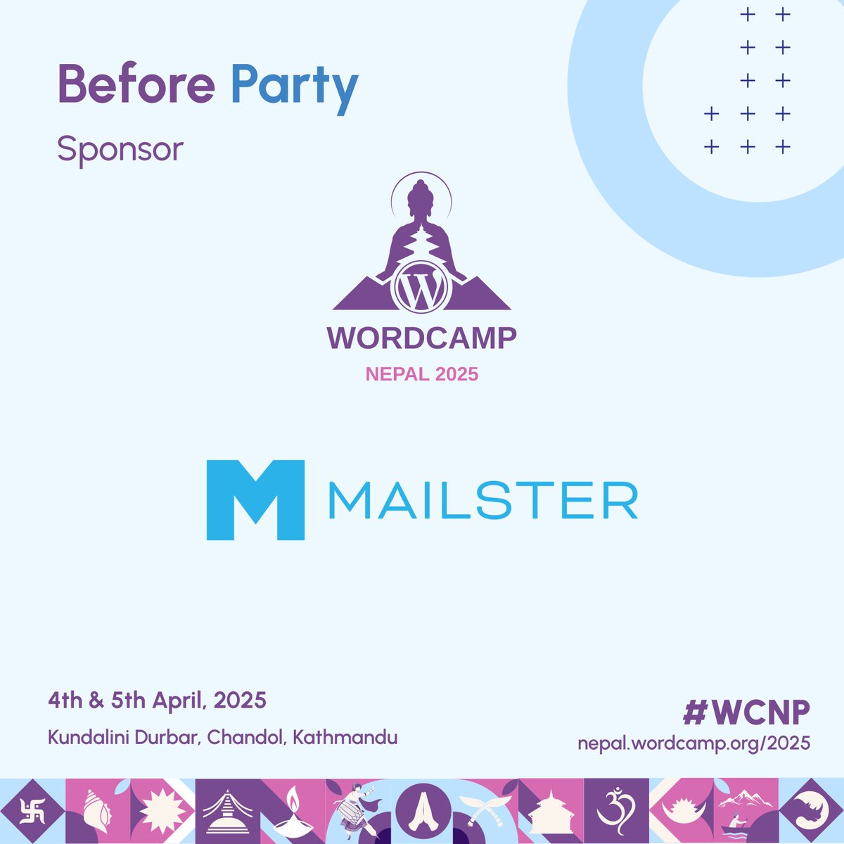 Big thanks to Mailster – Our Before Party Sponsor!

Mailster is a powerful WordPress email newsletter plugin that lets you create, send, and track email campaigns directly from your dashboard. No third-party service needed!

Check them out here: nepal.wordcamp.org/2025/thank-you…

#WCNP